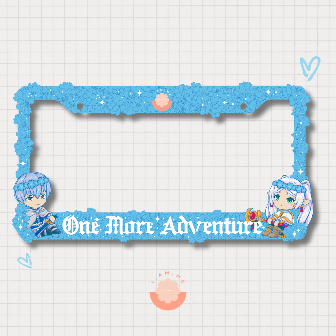 One More Adventure License Plate Frame