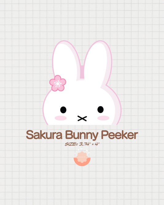 Sakura Bunny Peeker
