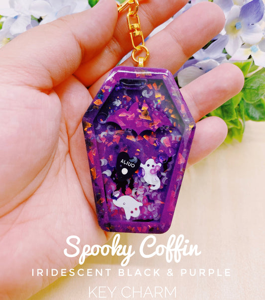 Spooky Coffin (Purple & Black)
