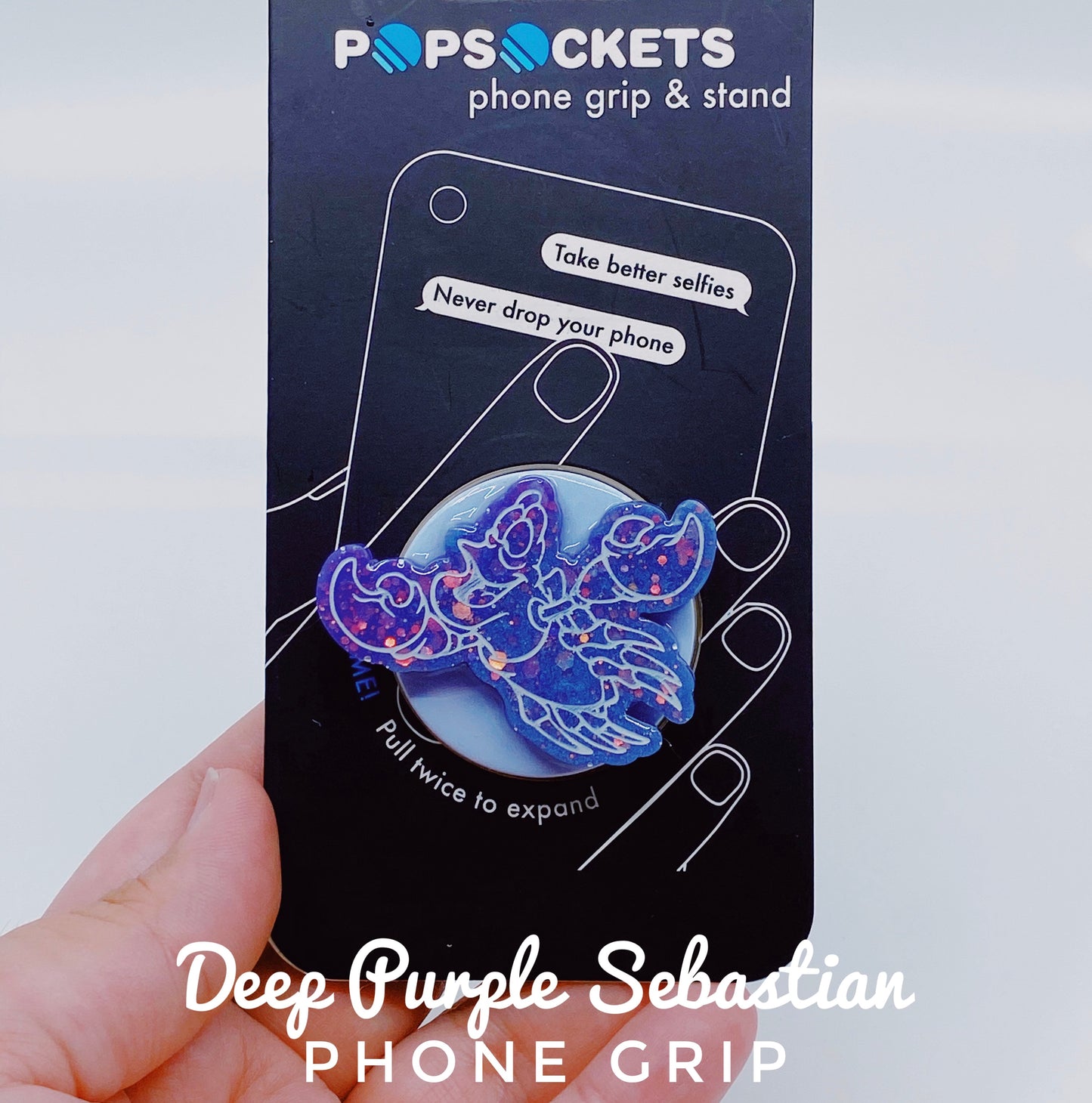 Deep Purple Sebastian Phone Grip