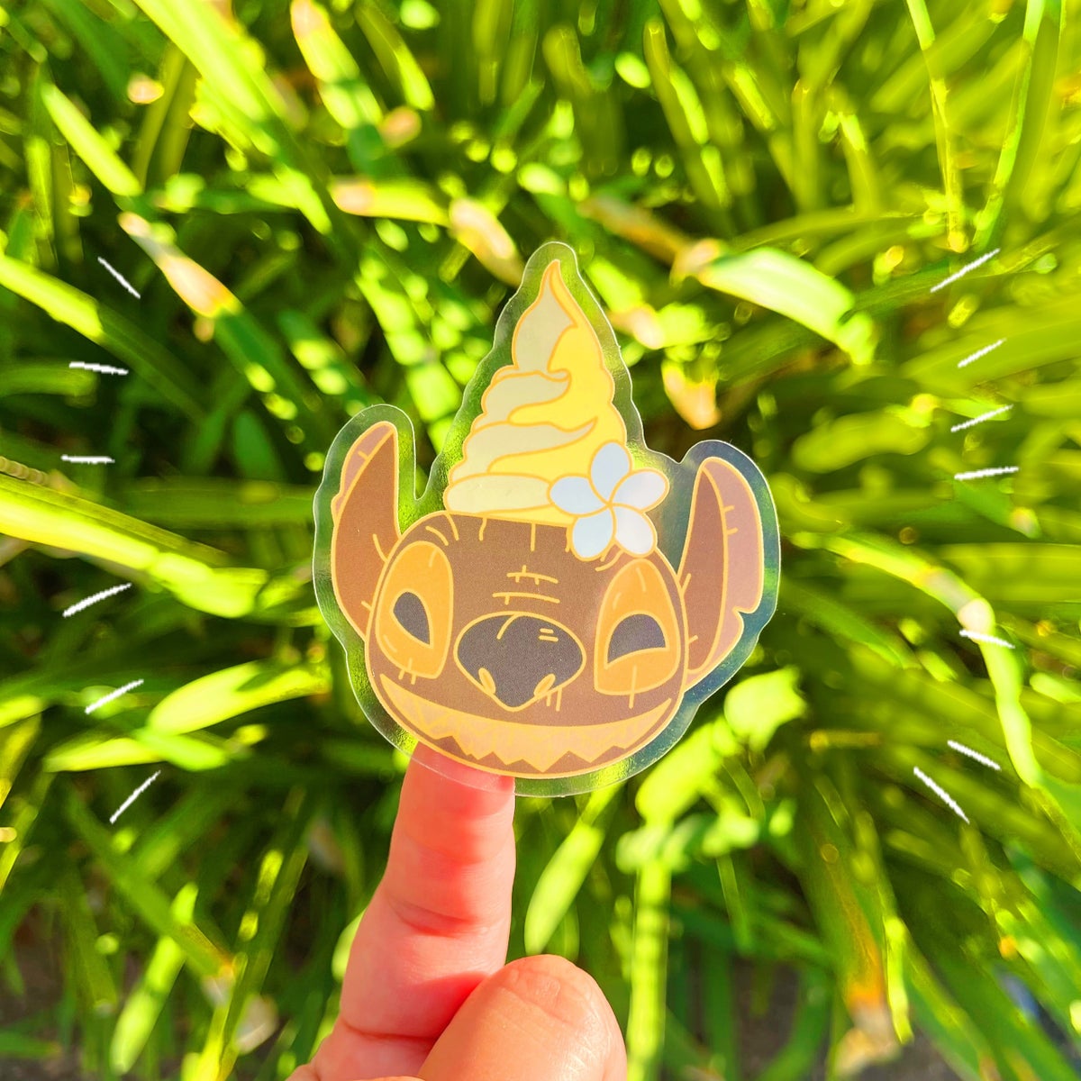 Tiki Stitch Dole Whip Sticker