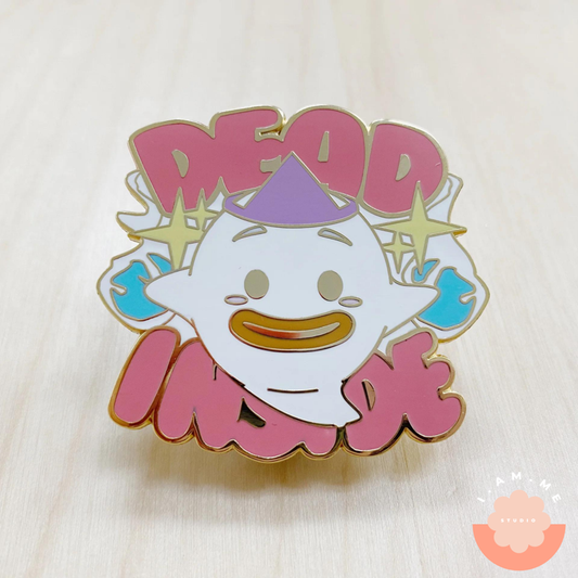 Wisp Dead Inside Hard Enamel Pin